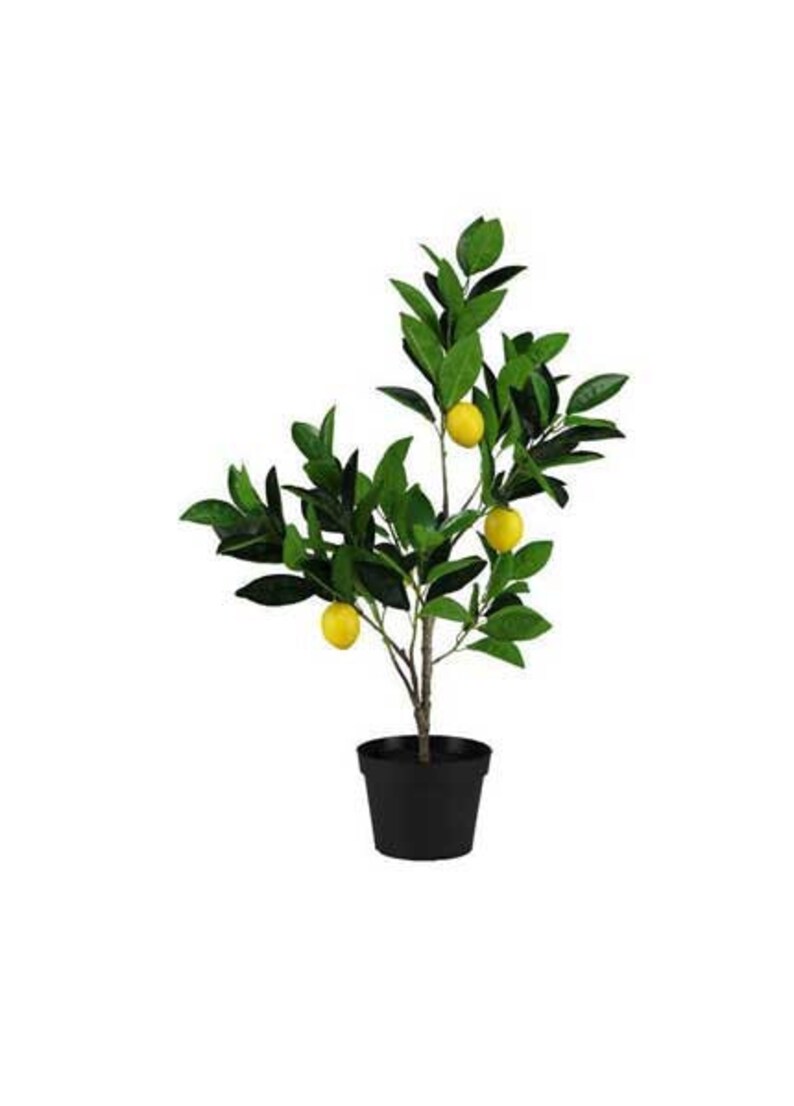 25 H Artificial Lemon Treepotted Lemon Tabletop Etsy