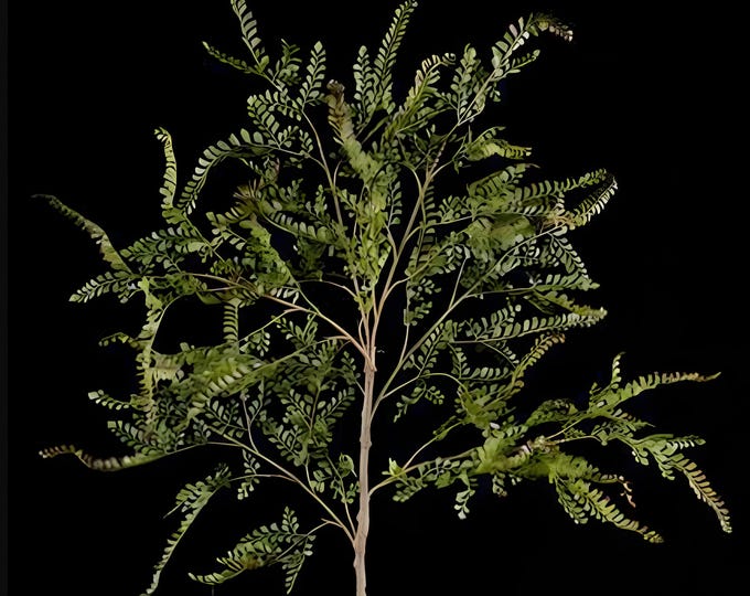 31" Faux Fern Leaf Spray Greenery Stems, Tall Stems