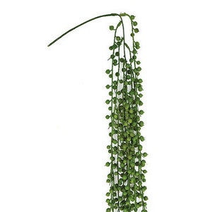 34" Artificial String of Pearls Plant-Hanging Succulent-Trailing Succulent with Stem/Pick-Everyday Greenery-Artificial Foliage-Floral Supply