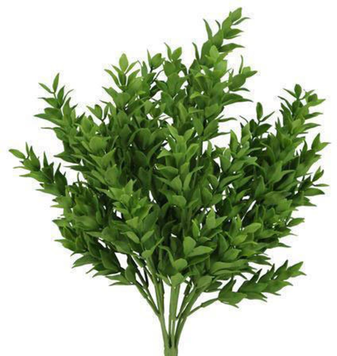 14 Artificial Greenery Bush/plant/spray/stemruscus Busheveryday