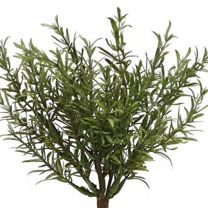 9" Artificial Fake Faux Rosemary Spray/Sprigs/Plant/Pick-Kitchen Herbs-Kitchen Greenery-Rosemary Decor-Wreath Greenery-Floral Supply