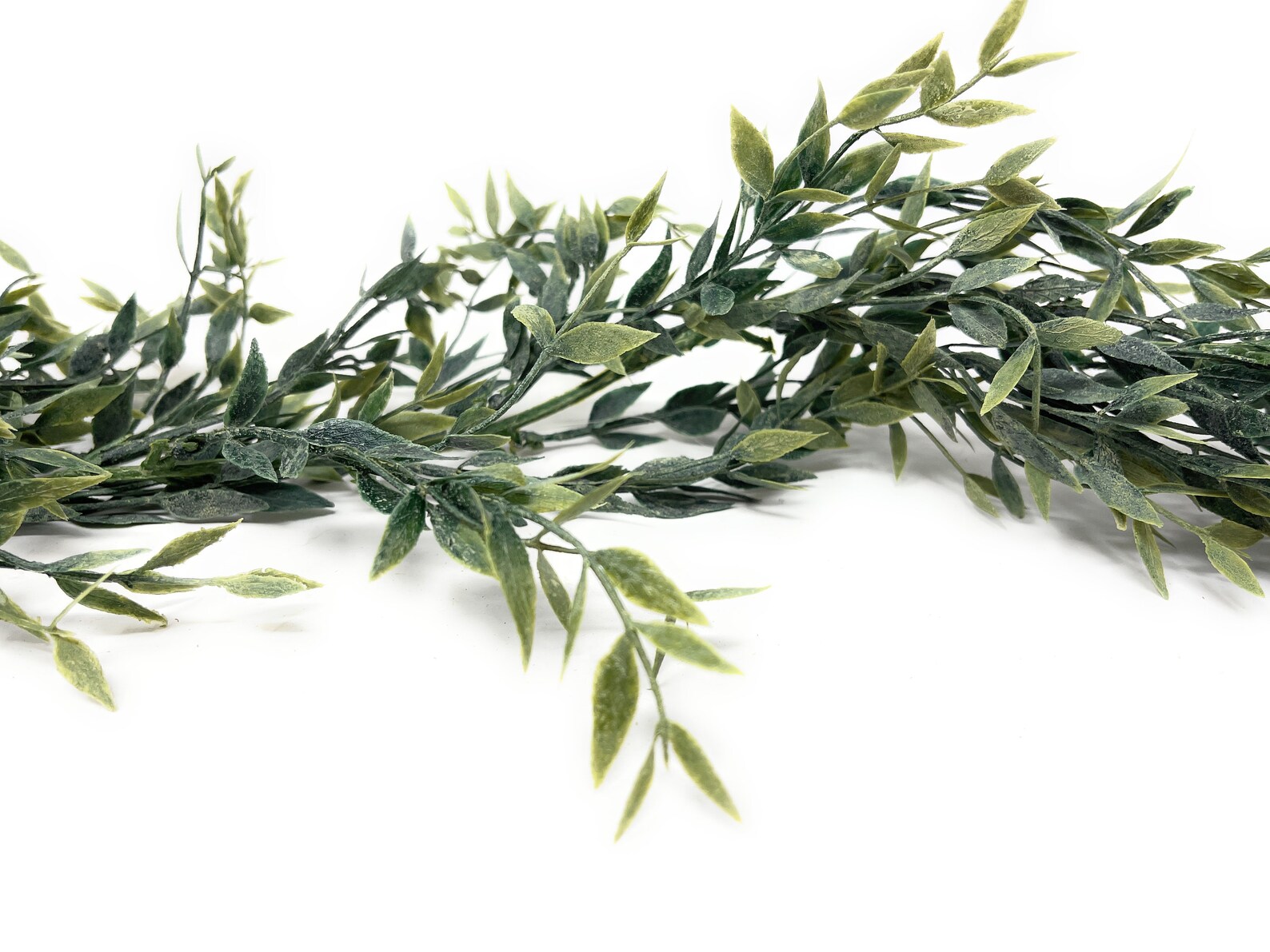 6 FT Faux Greenery Garland Leaves Garland for Mantel Etsy