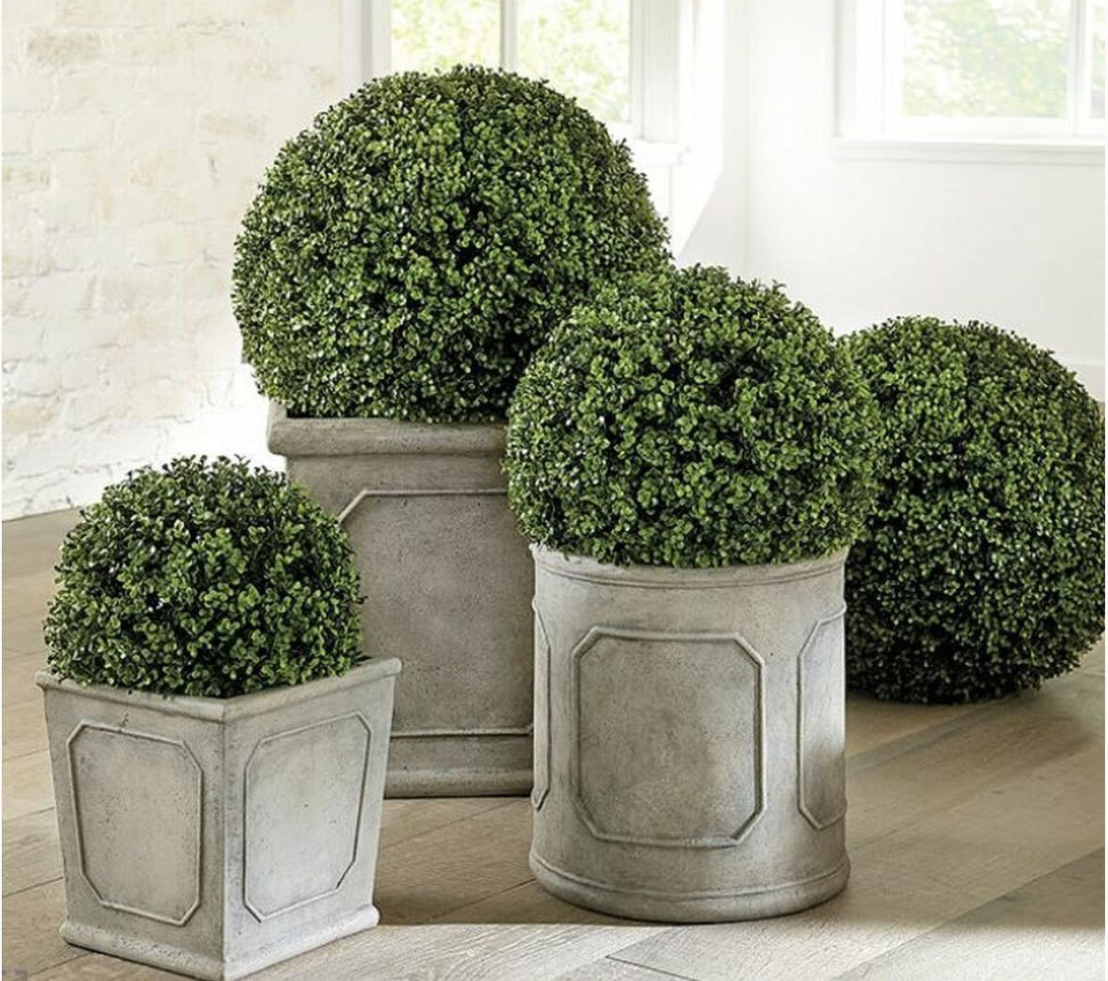 Large Artificial Faux Outdoor Boxwood BallUV Etsy