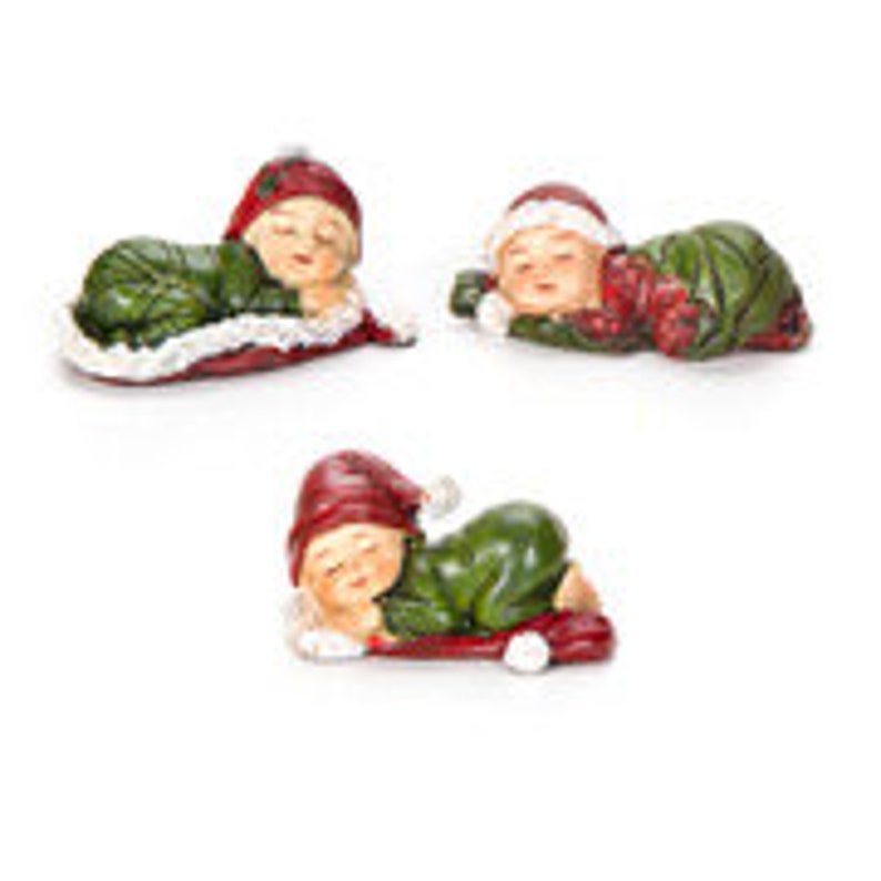 Set of 4 Miniature Dollhouse FAIRY GARDEN Mini Cheerful Gnomes Accessories