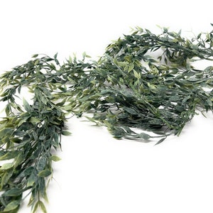 6 FT Faux Greenery Garland Leaves Garland for Mantel - Etsy