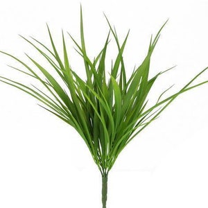 16 Artificial/faux Grass Stem/pick/bush/plant-artificial Greenery ...
