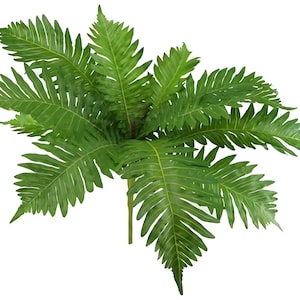 16&quot; H Faux Boston Fern Plant with Stem, Planter Filler, Vase Filler