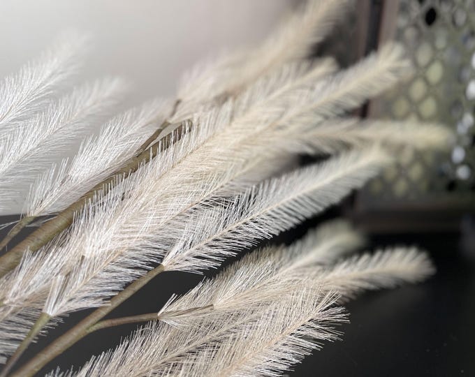 44" Faux Grass, Pampas Grass, Ornamental Grass Decorative Grass for Vase Filler, Wedding Decor