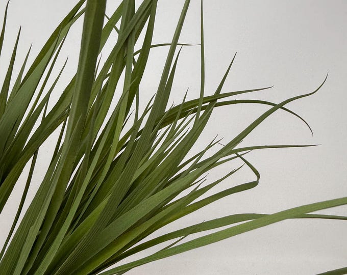 16" Faux Grass Plant on Stem, Decorative Grass, Artificial Grass Spray