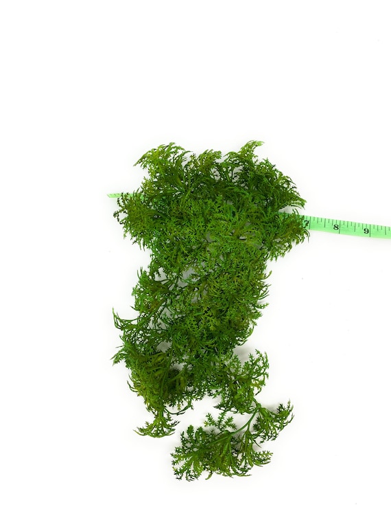 11 Artificial Lichen Moss/faux Moss/fake Moss Pick in Light Green