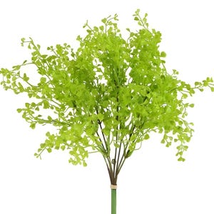 15&quot; Button Fern Bush-Artificial Greenery-Filler Greenery-Everyday Greenery-Vase & Bouquet Filler-Faux/Artificial Foliage-Floral Supply