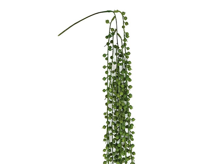 Artificial String of Pearls Plant Hanging Trailing Succulent - 34"