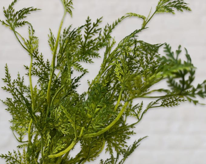 15" Badium Fern Leaf Spray, Fern Stems