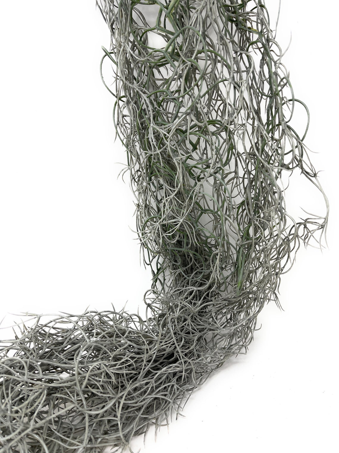 51 Large Artificial Spanish Moss Hanging Bush in Natural Etsy