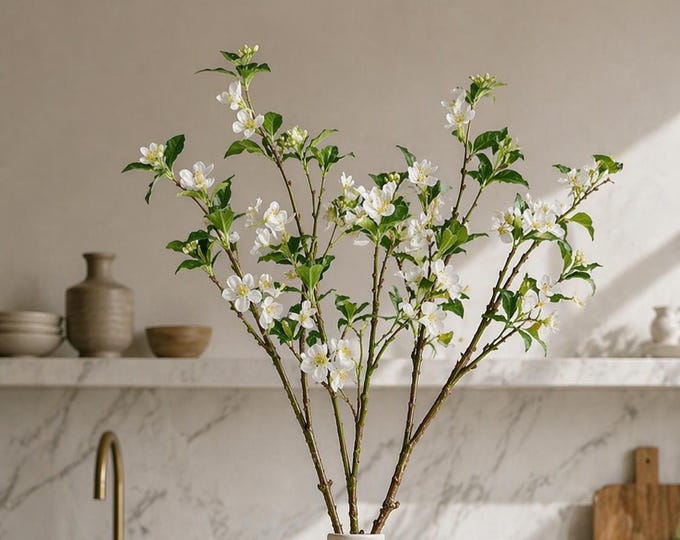 34" Artificial Dogwood Branch Stems