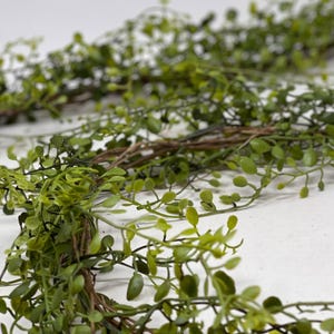 6.6 FT Spring Greenery Garland, Artificial Baby Tear Garland for Mantel, Stairs, Wreath, Everyday Year Round, DIY Floral Supply