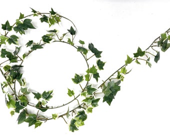 6 FT Artificial Greenery Garland, Needlepoint Mini Ivy, Year Round Evergreen Garland, DIY Floral Supply for Wreath, Mantel, Stairs