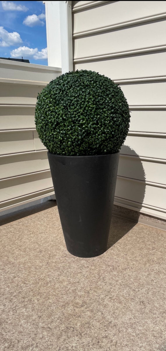 Large Artificial Faux Outdoor Boxwood Ball-uv Foliage-decorative  Orb-sphere-urn Filler-topiary Ball-greenery Ball-floral Supply-choose Size  