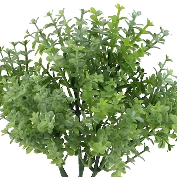 9" Faux Creeping Thyme Plant on Stem