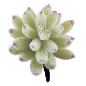 4&quot; Faux Succulent, Artificial Flocked Agave Succulent Stem