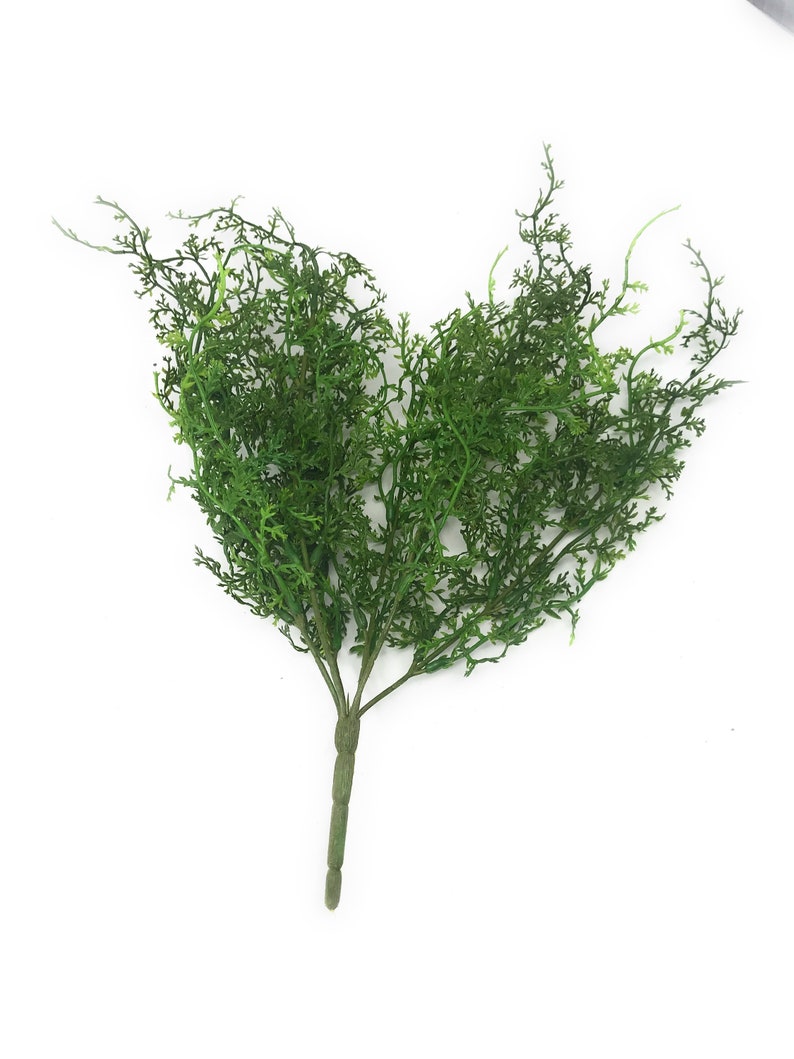 16 Sweet Annie Fern Bush-Artificial Greenery-Filler Greenery-Everyday Greenery-Vase & Bouquet Filler-Faux/Artificial Foliage-Floral Supply afbeelding 2