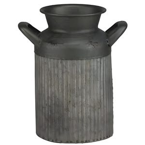9&quot; or 10&quot; Rustic Galvanized Milk Jug Milk Can Floral Vase-Farmhouse Decor-Rustic Flower Vase-Rustic Decor-Floral Supply