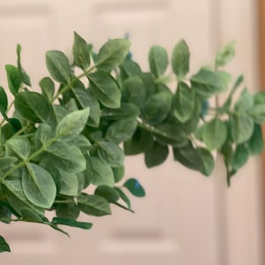 33&quot; Artificial Greenery Stems, Fungling Leaf Stems, Faux Greenery Spray, Tall Stems, Vase Filler