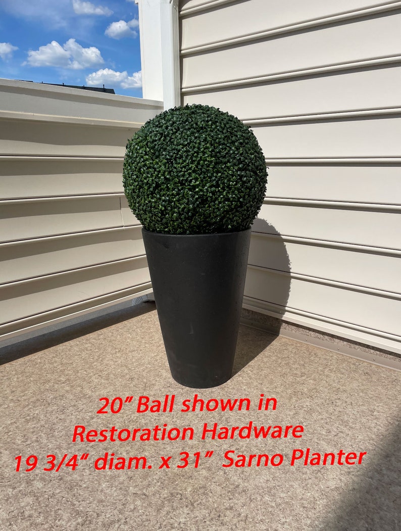 Large Artificial Faux Outdoor Boxwood Balluv Etsy