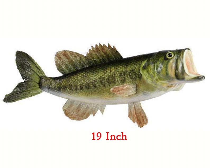 Artificial Largemouth Bass Fishfake Fishfish Theme/lake Etsy