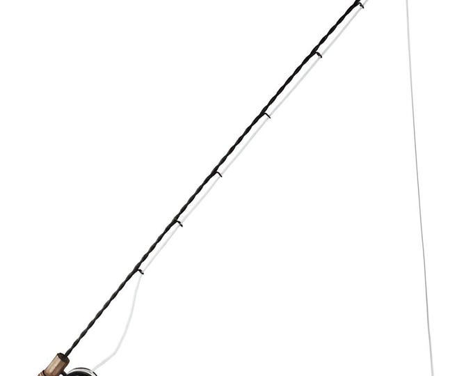 28" Decorative Fishing Pole Rod, Fisherman Fish Party Decor, Lake House Cabin Home DIY Wreath Decor