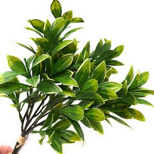 15&quot; Privet Bundle, Faux Greenery Stems, Vase Filler, Artificial Plant