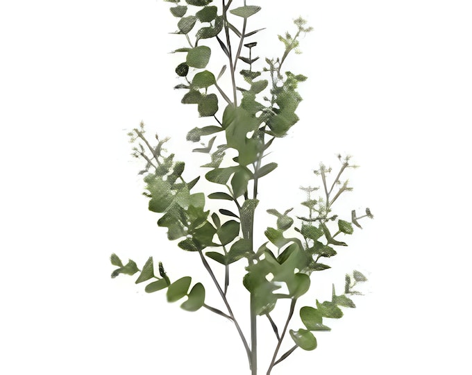 30" Floral Greenery Pick/Spray/Stem/Filler-Artificial Eucalyptus-Moss Green-Farmhouse Greenery-Farmhouse Decor-Floral Supply