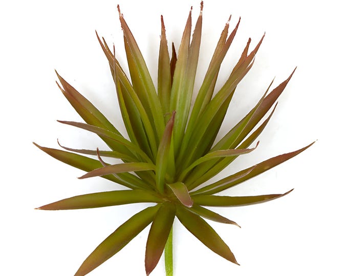 6" Faux Succulent, Artificial Desert Yucca on Stem