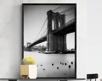 Brooklyn Bridge Unframed Photography Art Print - New York City - Wall Art - Home Decor