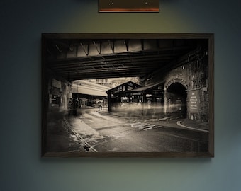 Borough Market London Art Print – Black and White Photography