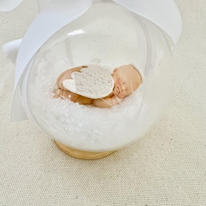 Handmade sleeping angel baby gift, angel wings angel baby miscarriage baby loss gift, Sleeping Baby Memorial  pregnancy and infant loss