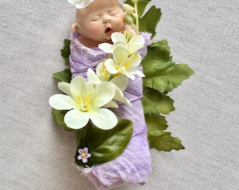 Hand Sculpted Fairy  Newborn Art Doll, Woodland Elf baby, miniature fairy , gnome baby, miniature  fairy doll, baby shower, Elf, reborn doll