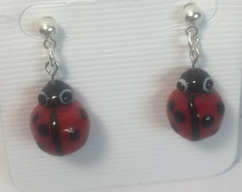 Ladybug earrings