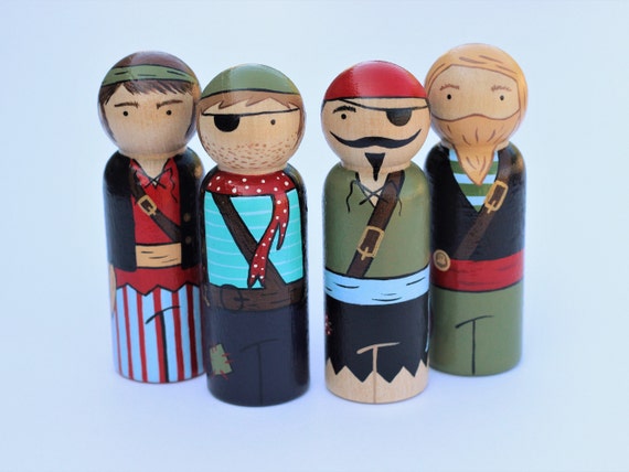 pirate peg dolls