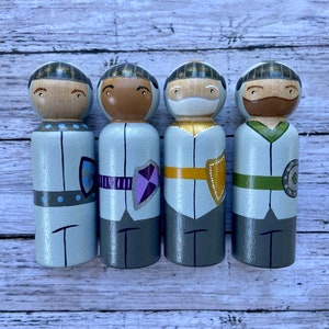 Caballeros de muñeca Peg