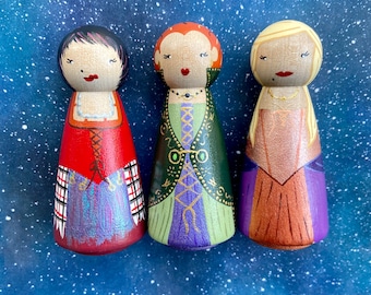 Hocus Pocus Peg Dolls