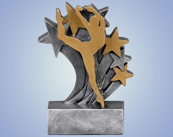 Dance Trophy, Star Blast | Engraved Dancer Award - 4.75 Inch Tall