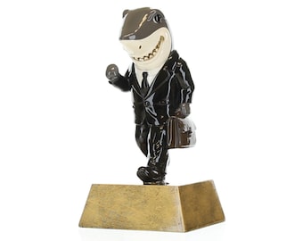 Engraved Sales Trophy | Sales Shark Award - 6"