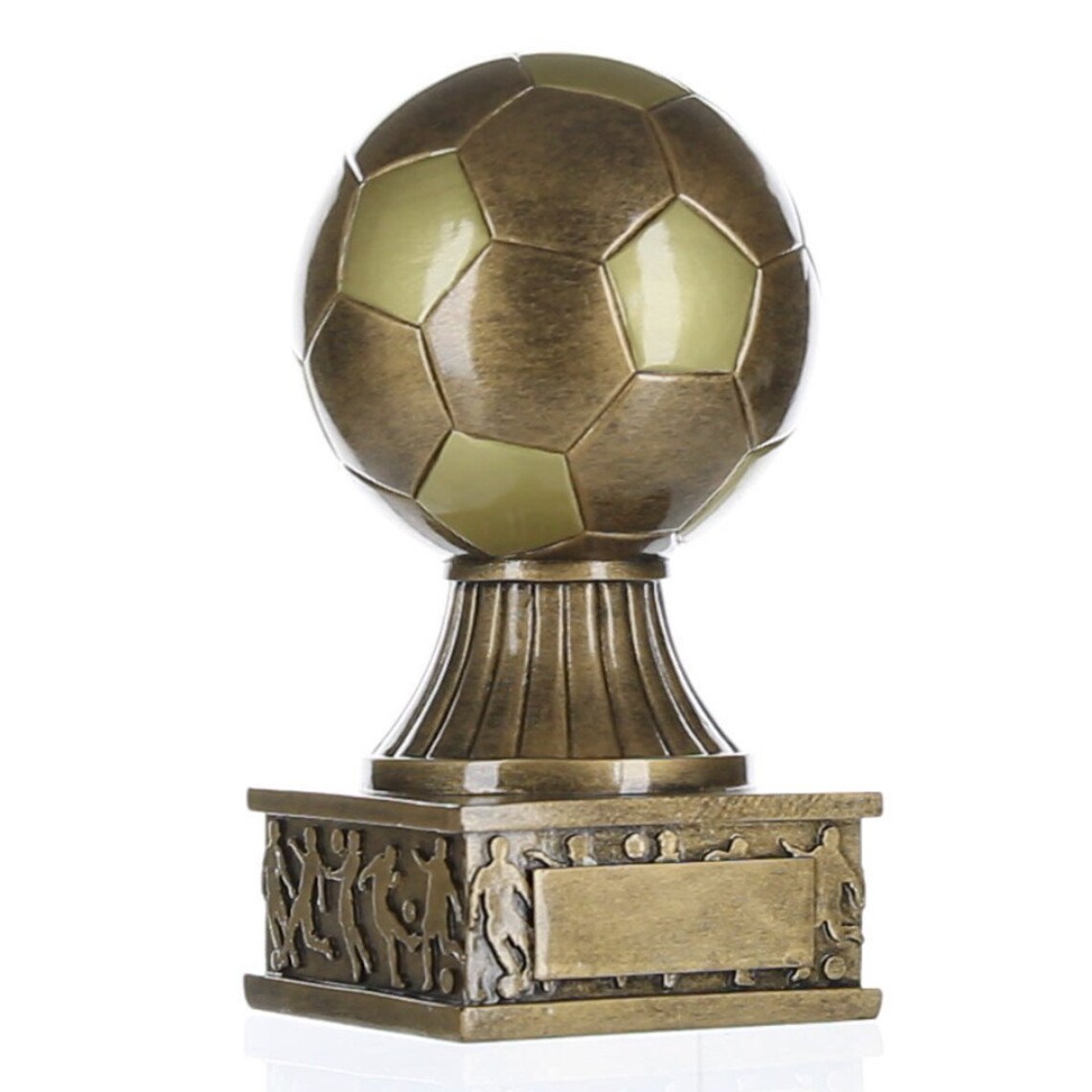 Soccer Ball Action Pedestal Trophy Gold Fútbol Award Etsy UK