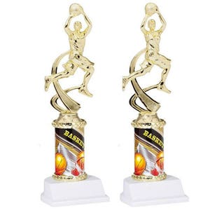Basketball Sport Motion Figure Column Trophy 10 Inches Tall (ATR303/4) by DECADE AWARDS