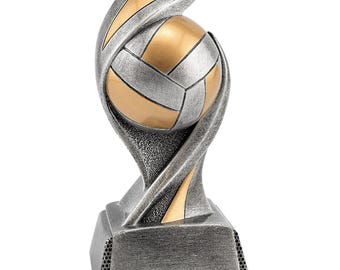 Embrace Volleyball Trophy Engraved Volleyball Award 6.5 Inch