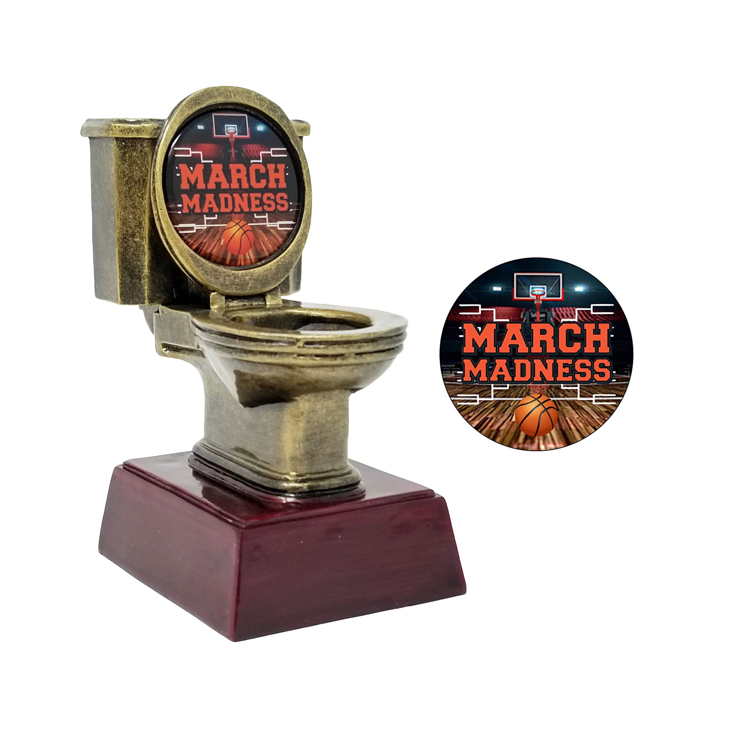 Basketball March Madness Toilet Bowl Trophy 6 by Etsy