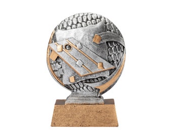 Cornhole Motion Extreme 3D Trophy | Engraved Star Award - 5 Inch Tall