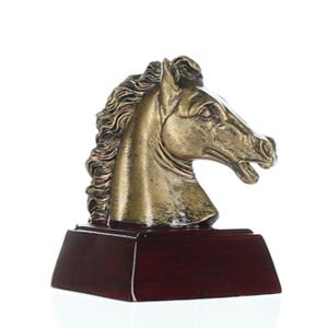 Horse Trophy  | Engraved Mustang Award- 4 Inch Tall