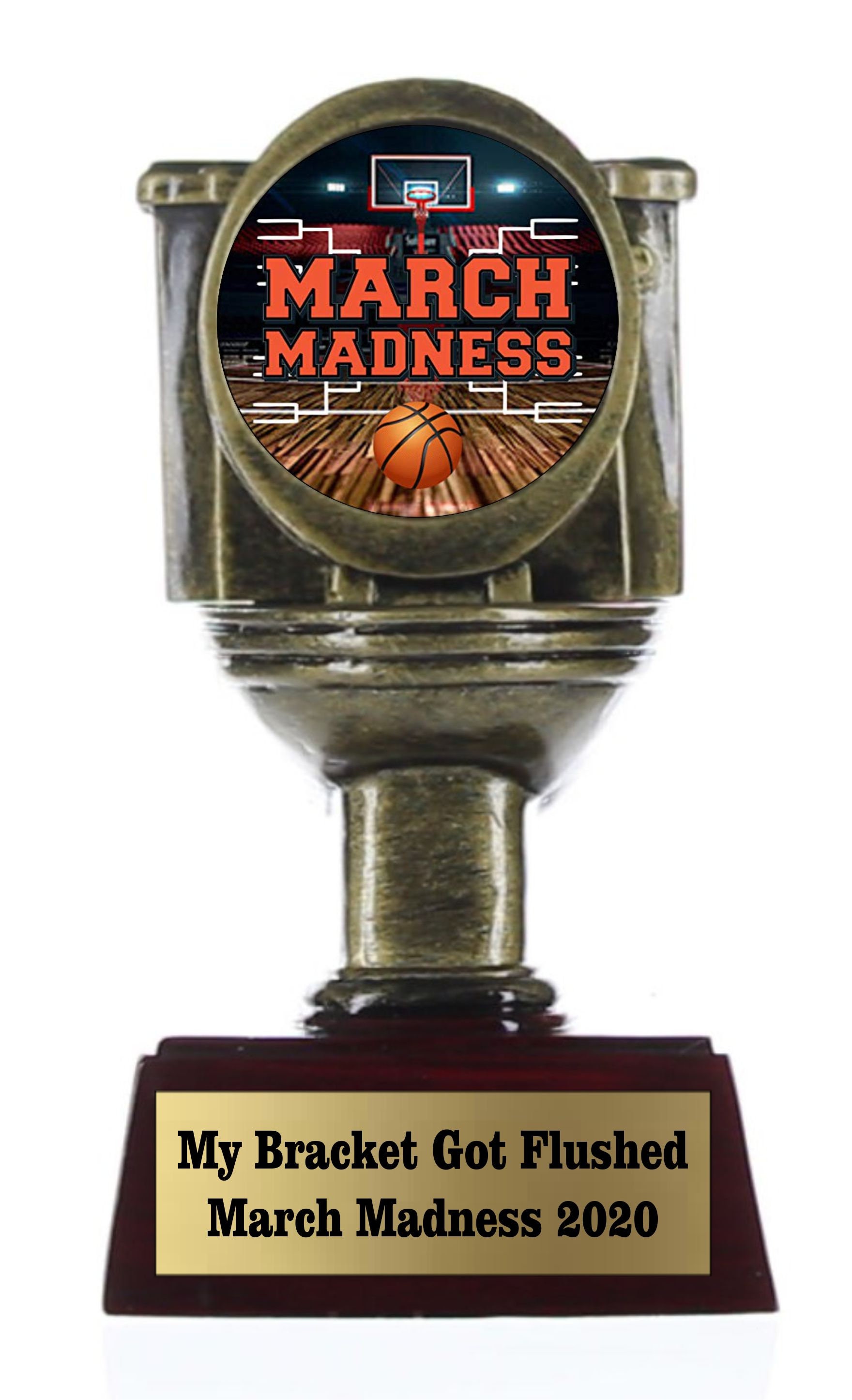 Basketball March Madness Toilet Bowl Trophy 6 by Etsy